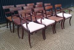 2809201912 Regency Mahogany Antique Dining Chairs Attributed to Gillow Carver 22d 33h 21w 18½s Single 20½d 33h 19w 18hs _2.JPG